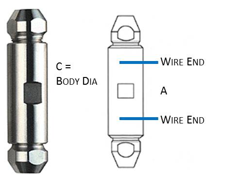 Sta-Lok Stay Connector for 3/8" Wire - SLSC12