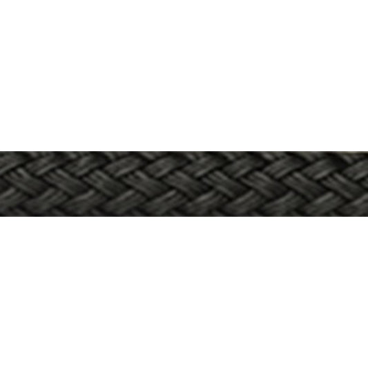 Pre-Cut Double Braid Polyester SALE, 3/8", Solid Black, 20 Feet