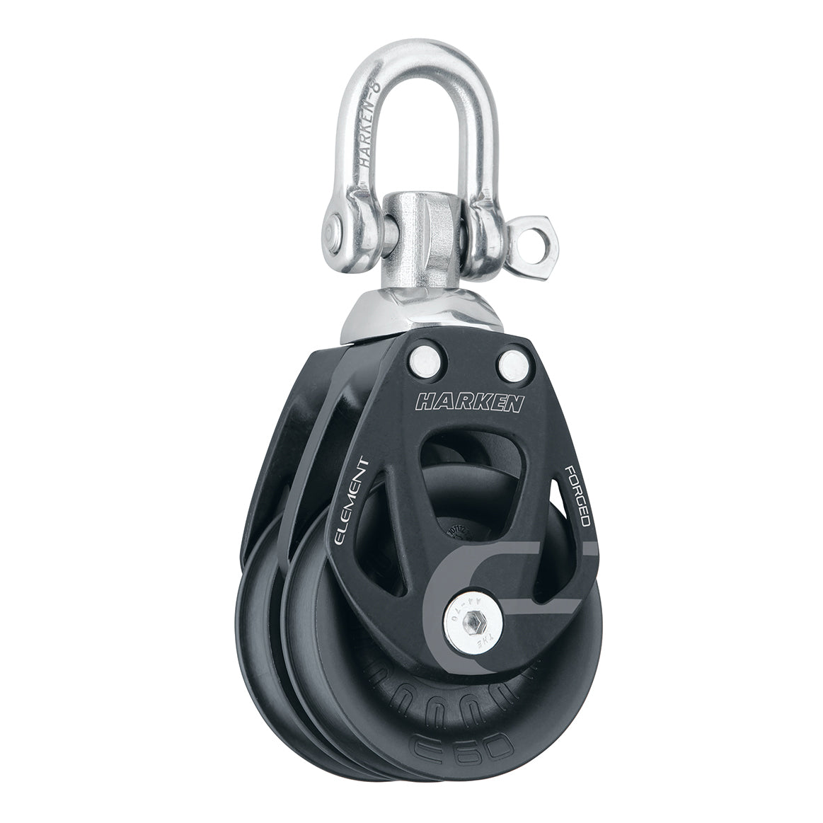 Harken 60 mm Aluminum Element Double Block - Swivel - 6269