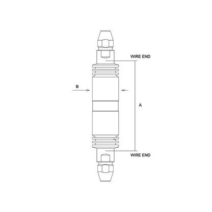 Sta-Lok Insulator Terminal to Terminal for 1/4" Wire - SLIN08