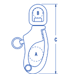 Ronstan Snap Shackle, Small Bail - Length: 3-5/8" (92mm)