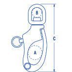 Ronstan Snap Shackle, Small Bail - Length: 2-23/32" (69mm)